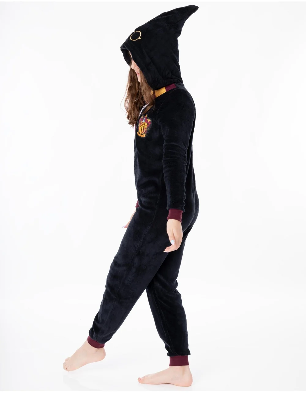 Vanilla Underground Harry Potter Gryffindor Unisex Kids Black Onesie (7-14 Years) - 098 Image 2