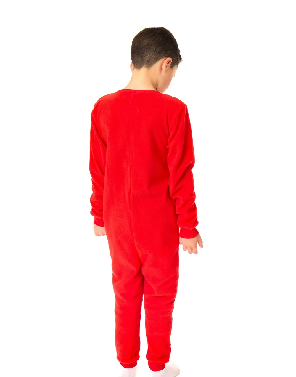Vanilla Underground Hot Wheels Pit Crew Style Boys Red Onesies (3-10 Years) - Age 3-4 Years Image 2