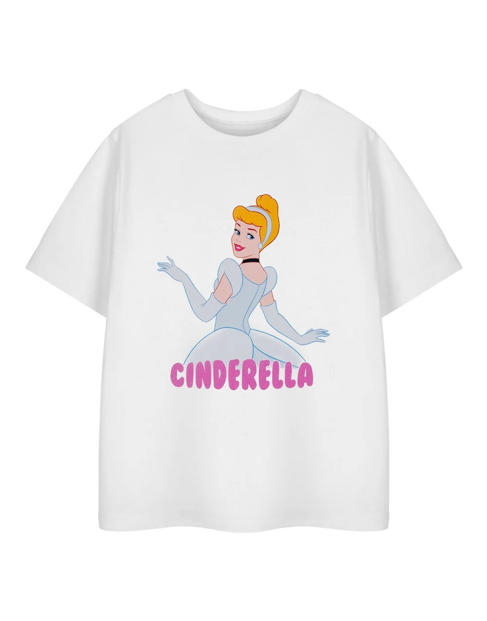 Vanilla Underground Disney Cinderella White T-Shirt (3-8 Years) - Age 5-6 Years Image 1
