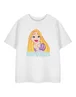 Vanilla Underground Disney Girls White Rapunzel T-Shirt (3-8yrs) - Age 5-6 Years Image 1