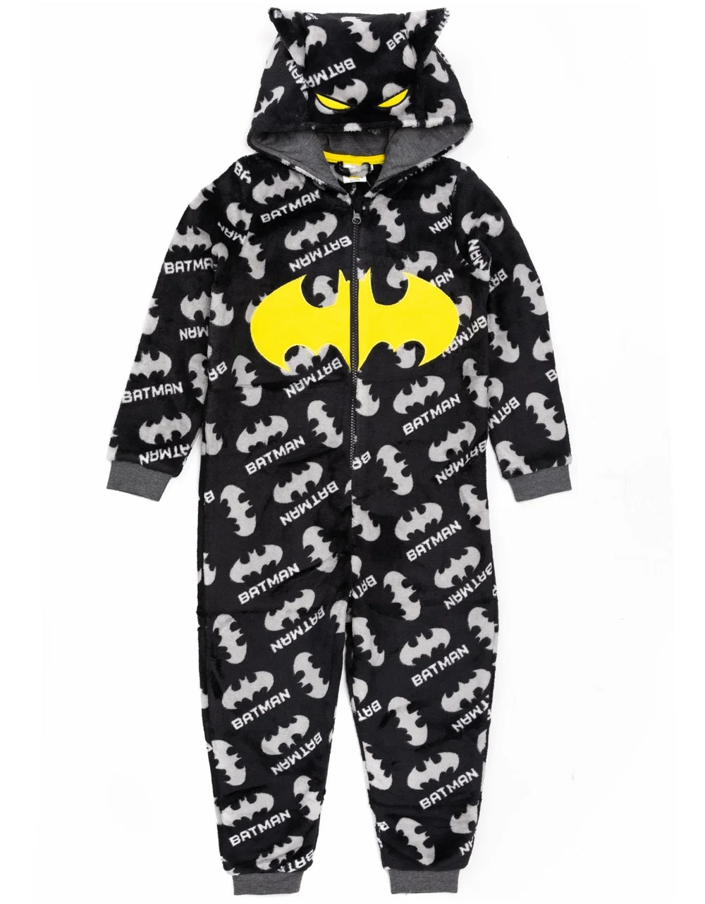 Vanilla Underground DC Comics Batman Boys All In One Pyjamas - Age 6-7 Years Image 1