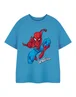 Vanilla Underground Spiderman Jump Blue T-Shirt (2-14 Years) - Age 3-4 Years Image 1