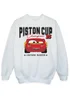Ada & Ted Disney Cars Lightning McQueen Piston Cup Champions Kids White Sweatshirt (3-13 Years) - Age 12-13 Years Image 1