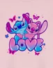 Vanilla Underground Disney Lilo & Stitch Love Girls Pink T-Shirt (3-14 Years) - Age 11-12 Years Image 6