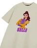 Vanilla Underground Disney Belle Beige T-Shirt (3-8 Years) - Age 5-6 Years Image 5