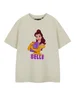 Vanilla Underground Disney Belle Beige T-Shirt (3-8 Years) - Age 5-6 Years Image 1