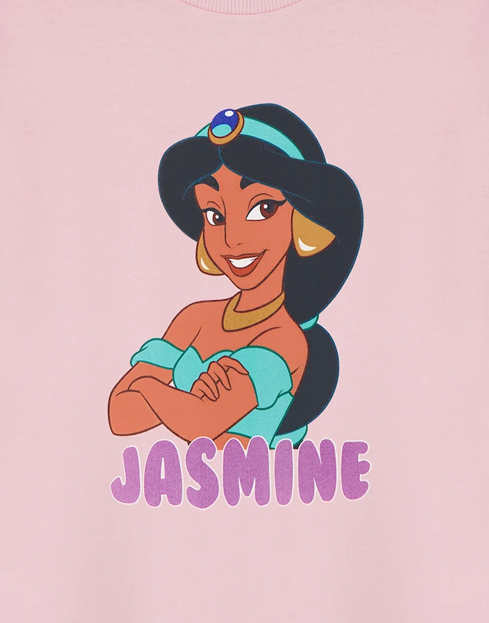 Vanilla Underground Disney Princess Jasmine Girls Pink T-Shirt (3-8 Years) - Age 7-8 Years Image 6
