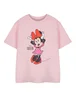 Vanilla Underground Disney Minnie Mouse Pose Girls Pink T-Shirt (18 Months - 8 Years) - Age 5-6 Years Image 1