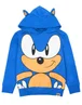 Vanilla Underground Sonic The Hedgehog Blue 3D Ears Boy's Hoodie (4-8 years) - 6-7 Yrs Image 3