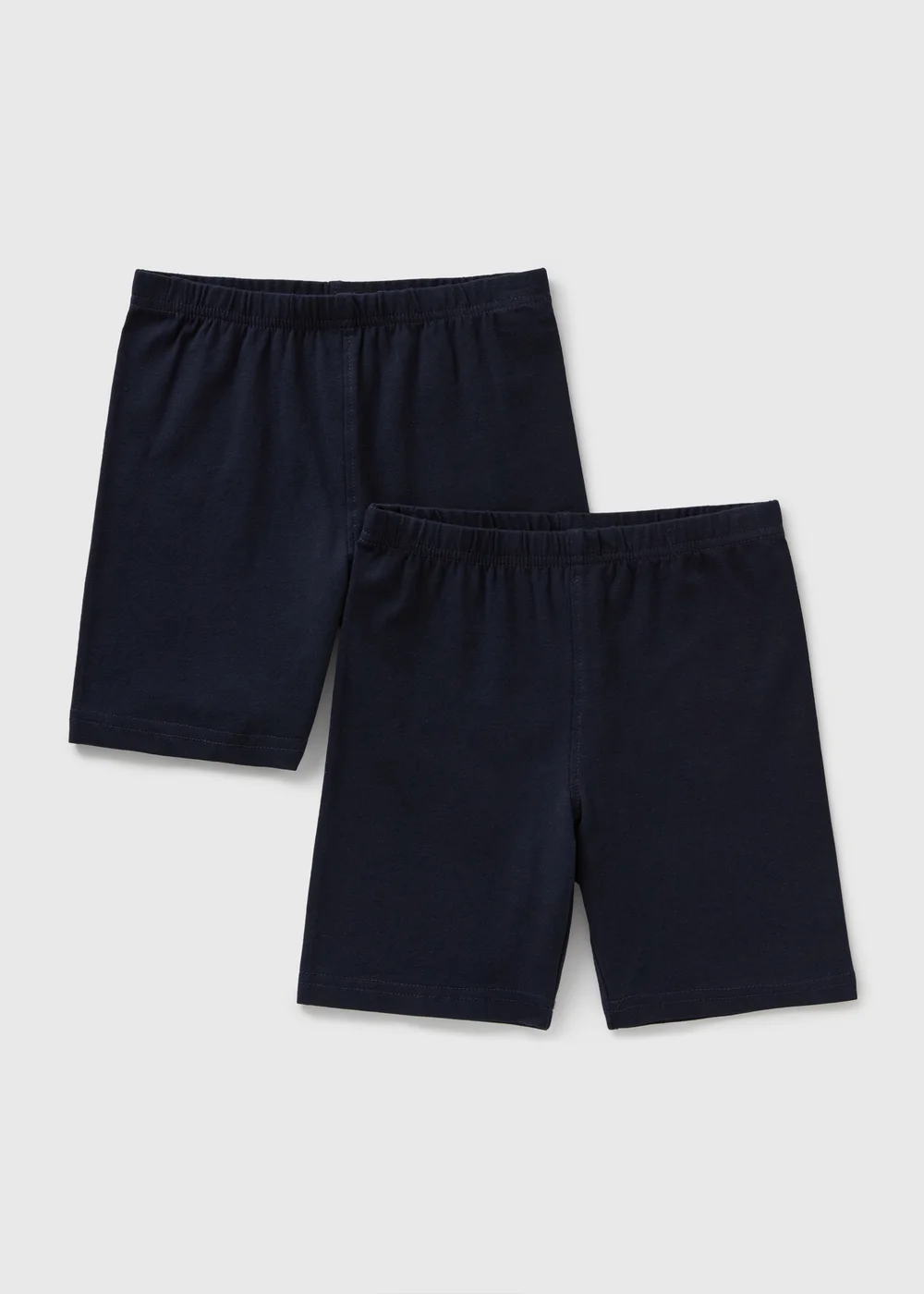 2 Pack Navy Cycling Shorts (3-13yrs) - Age 4 Years Image 1