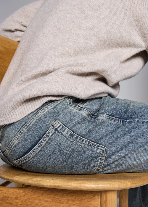 Green Cast Straight Leg Jeans - 34 Waist Short Image 3