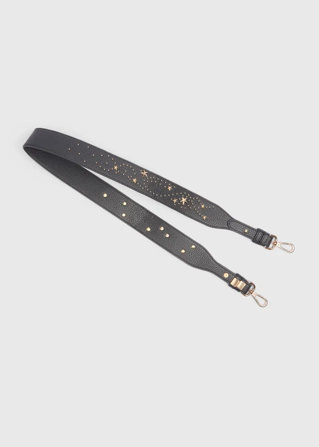 Black Stud Bag Strap