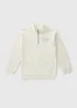 Boys Cream 1/2 Zip Patron's Club Sweatshirt (7-15yrs) - 14 Yrs Image 1