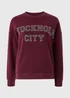 Burgundy Stockholm City Sweatshirt - Small Image 4