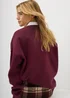 Burgundy Stockholm City Sweatshirt - Small Image 3