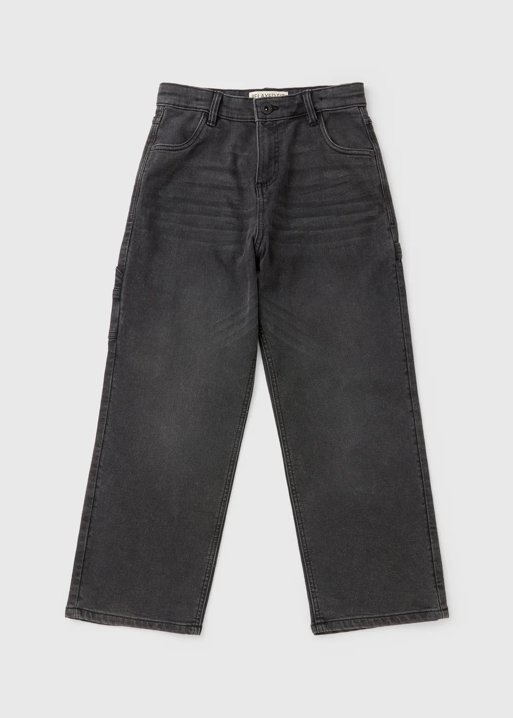 Boys Grey Carpenter Jeans (7-15yrs) - Age 7 Years Image 1