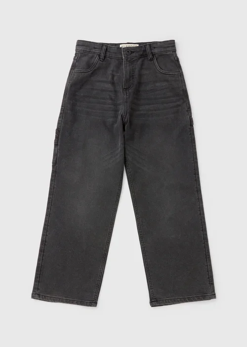 Boys Grey Carpenter Jeans (7-15yrs) - Age 7 Years Image 1