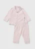 Baby Pink Button Pyjama Set (Newborn-23mths) - Age 6 - 9 Months Image 1