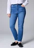 Papaya Petite Midwash Denim Jeans - Size 6 Image 3