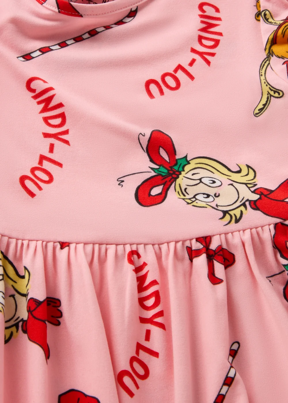 Girls Pink Cindy Lou Dress (1-10yrs) - 1-1.5 Yrs Image 2