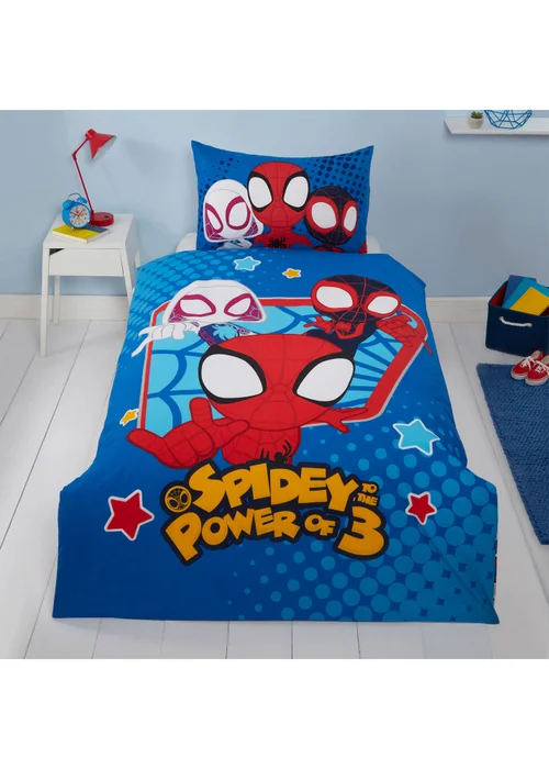 Spidey and His Amazing Friends Blue Bed Set - Single Image 1