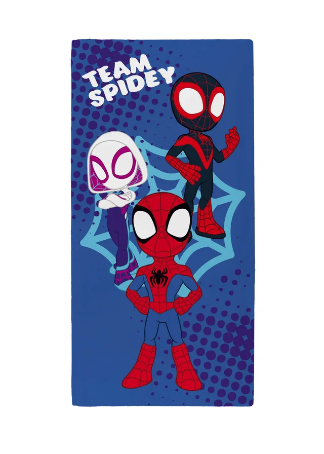 Spidey and His Amazing Friends Blue Towel