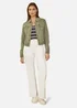 Yumi Green Stretch Cotton Denim Jacket - 8 Image 1