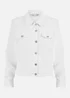 Yumi White Stretch Cotton Denim Jacket - 20 Image 3
