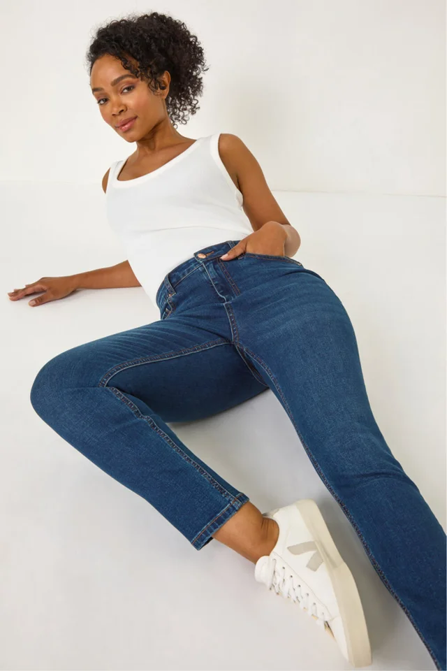 Roman Indigo Petite Skinny Stretch Jean