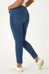 Roman Indigo Petite Skinny Stretch Jean - 12 Image 3
