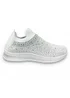 Love Lemonade White Crystal Rainbow Drop Stretch Sock Trainers - Size 3 Image 3