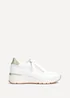 Linzi Kyla White Wedge Trainer - Size 4 Image 2