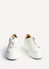 Linzi Piper White Faux Leather Platform Trainer - Size 7 Image 2