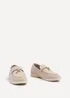 Linzi Alette Beige Faux Suede Slip On Summer Loafer - Size 7 Adults Footwear Image 3