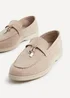 Linzi Alette Beige Faux Suede Slip On Summer Loafer - Size 7 Adults Footwear Image 4