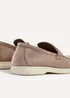 Linzi Alette Mocha Faux Suede Slip On Summer Loafer - 2B1 Image 5