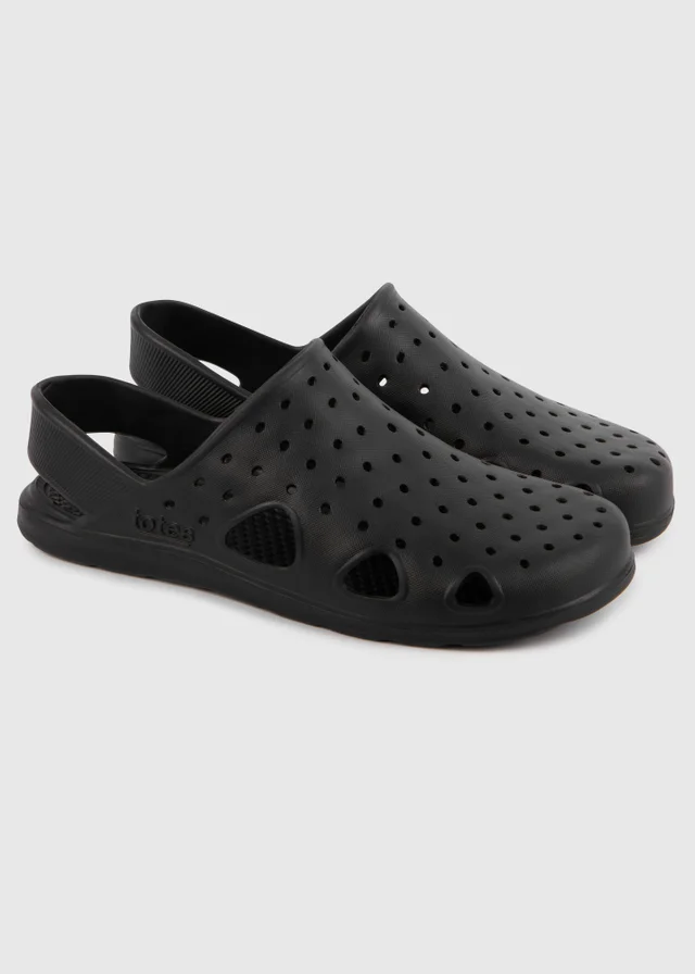 Totes Isotoner Black Clog