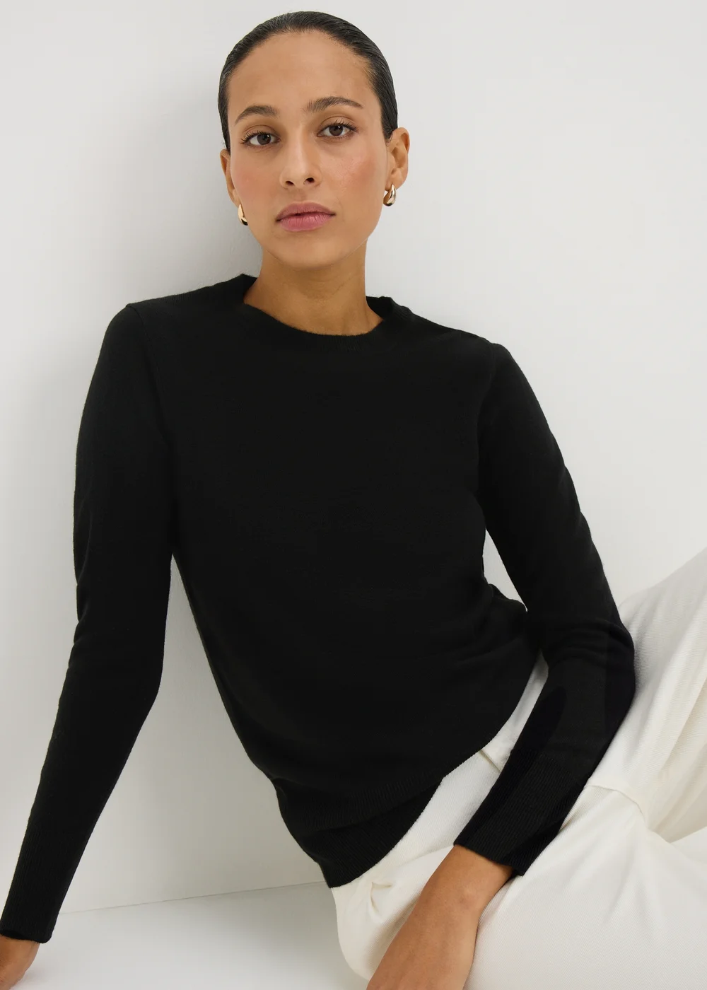 Black Super Soft Jumper - 8 Image 1