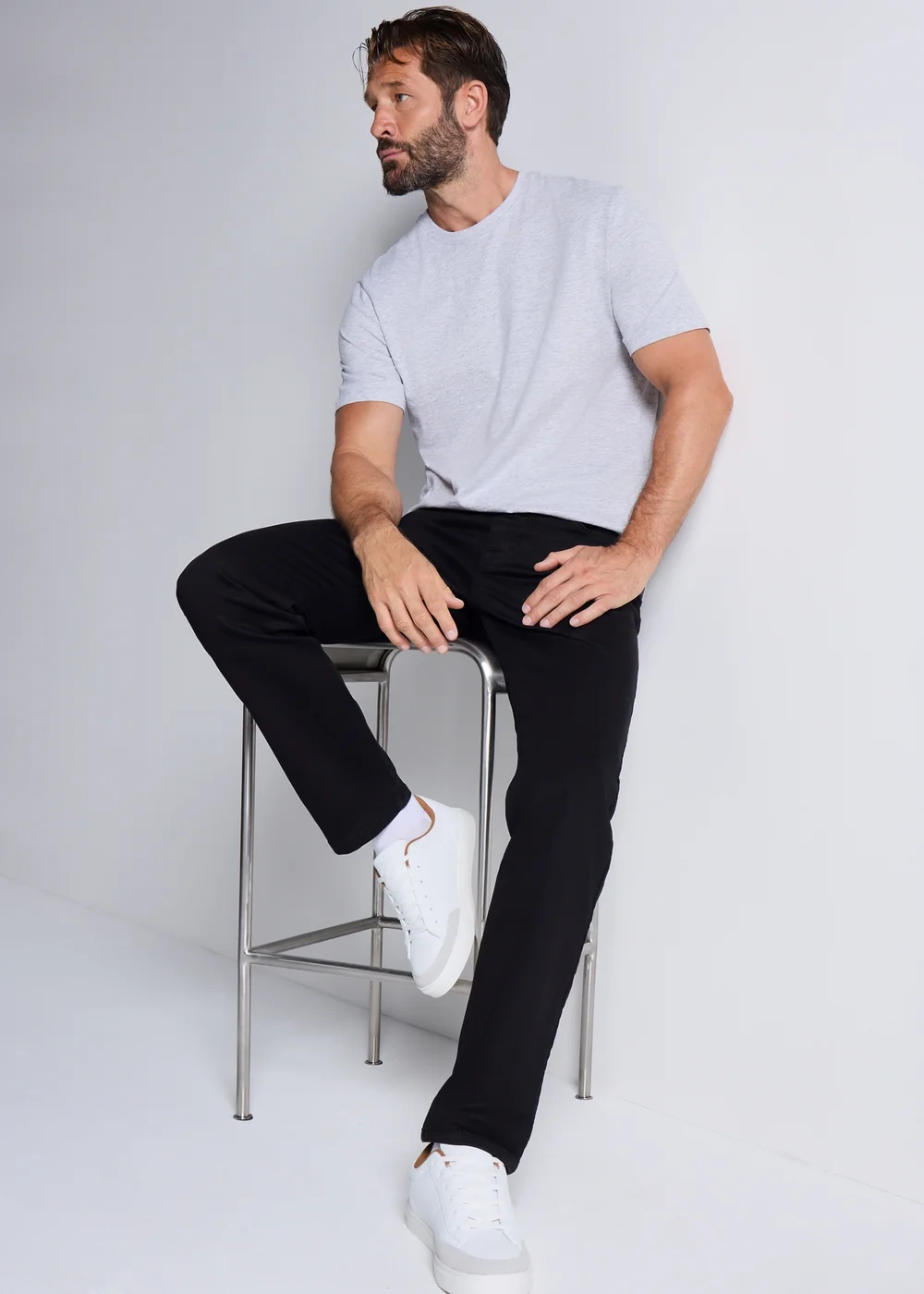 Black Slim Fit Comfort Jeans - 30 Waist Regular Image 2