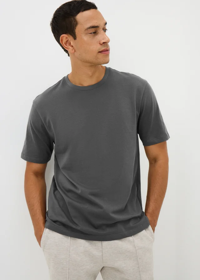 Charcoal Essential Crew T-Shirt