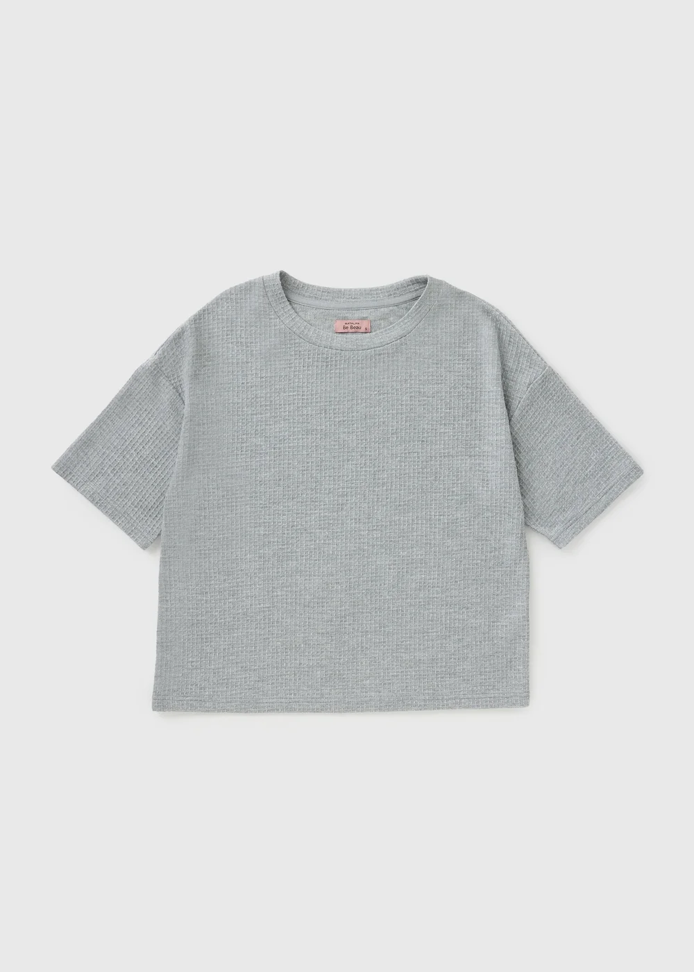 Grey Waffle Pyjama Top - Medium Image 1