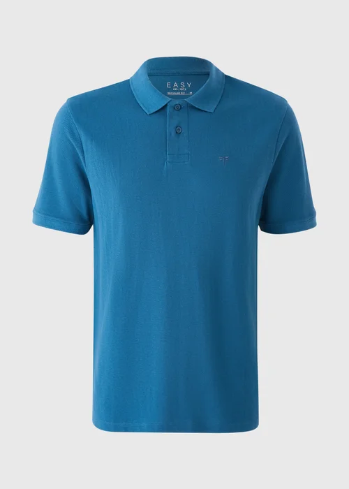 Dark Blue Plain Polo Shirt - Extra small Image 4