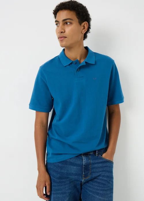 Dark Blue Plain Polo Shirt - Extra small Image 1