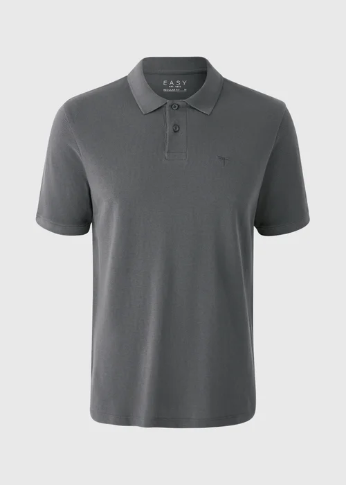 Charcoal Solid Polo Shirt - Extra small Image 4