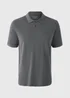 Charcoal Solid Polo Shirt - Extra small Image 4