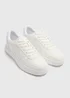 White Basic Trainers - Size 6 Image 1