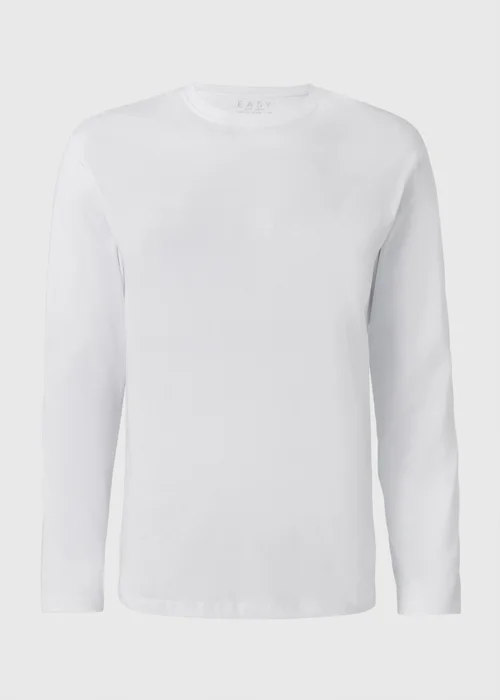White Basic Long Sleeve T-Shirt - Extra small Image 4