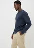 Navy Basic Long Sleeve T-Shirt - Extra small Image 3
