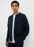 Navy Smart Button Through Cardigan - Medium Image 1
