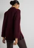 Et Vous Burgundy Oversized Jumper - L Image 3
